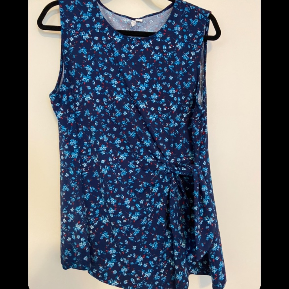 Women’s ELLE Side Tie Tank Top Size XL